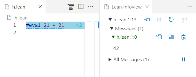 Lean 3 in VS Code